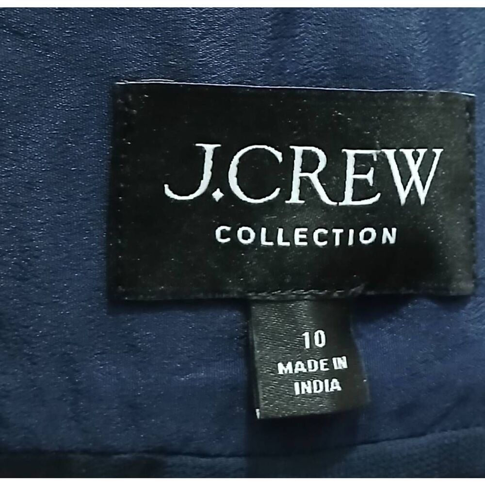 J crew collection womens large size 10 allover sequin blue label button shirt - Picture 7 of 9